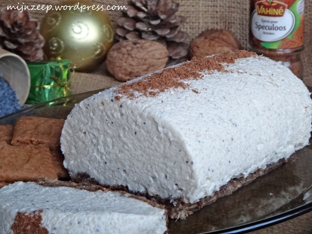 bûche fromage speculoos