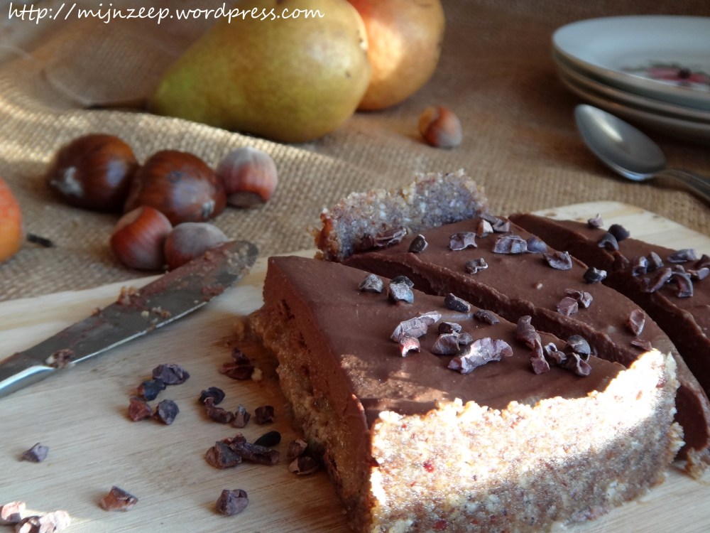 tarte poire-chocolat