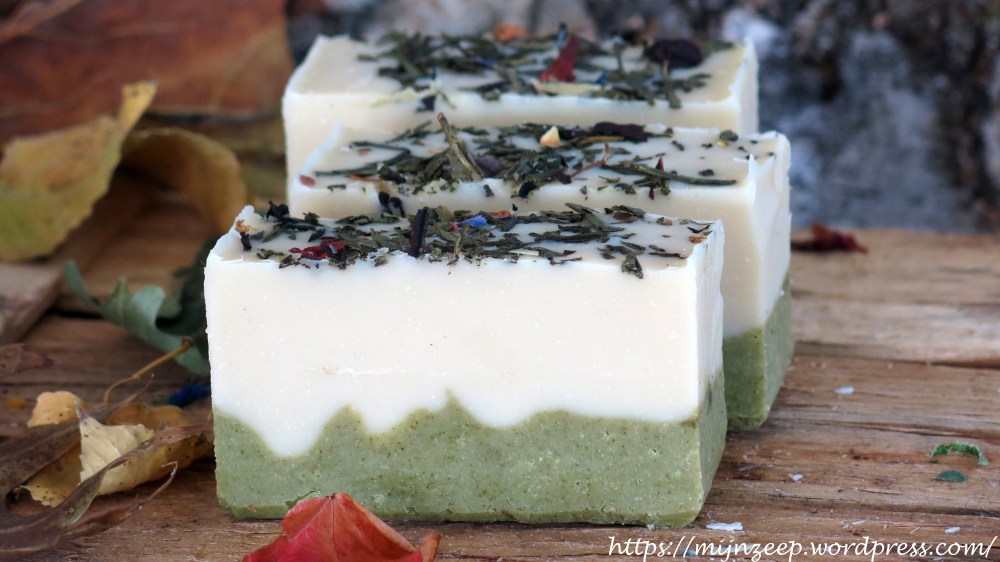 Zucchini juice soap
